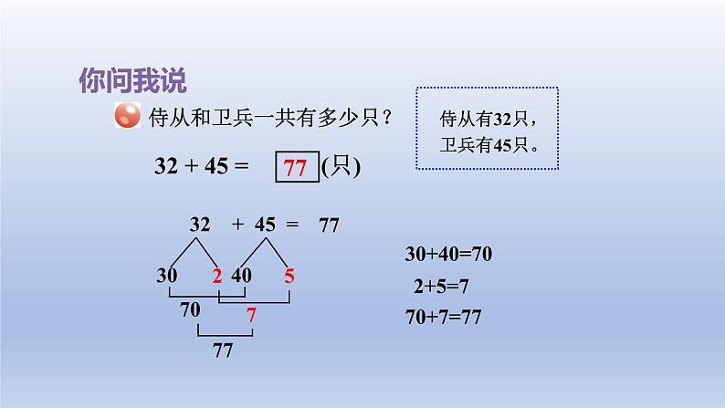 2024二年级数学下册四勤劳的小蜜蜂-万以内数的加减法一两位数加减两位数的口算-窗口1课件（青岛版六三制）05