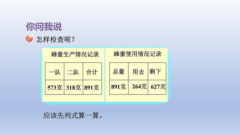 2024二年级数学下册四勤劳的小蜜蜂-万以内数的加减法一加减法的验算课件（青岛版六三制）03