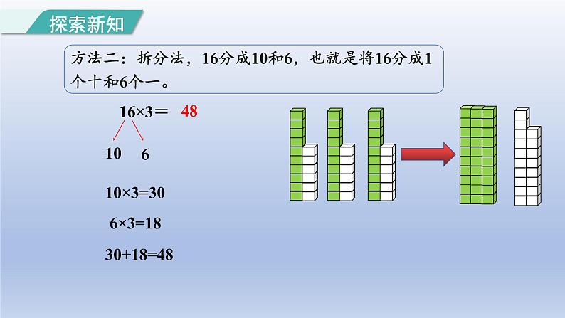 2024三年级数学下册第4单元两位数乘两位数第1课时口算乘法一--两位数几百几十数乘一位数课件（人教版）05