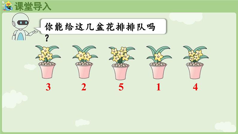 1.1 1~5的认识 第3课时  第几（课件）-2024-2025学年一年级上册数学人教版04