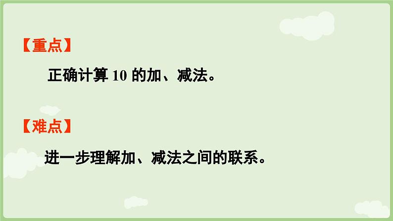 2.3 10的认识和加、减法 第2课时  10的加、减法（课件）-2024-2025学年一年级上册数学人教版第3页