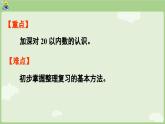 6.1 20以内数的认识（课件）-2024-2025学年一年级上册数学人教版