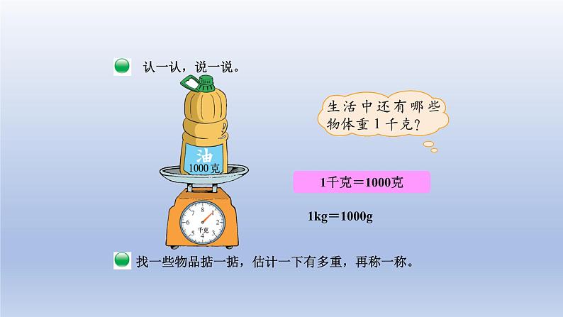 2024三年级数学下册第4单元千克克吨第1课时有多重课件（北师大版）第7页