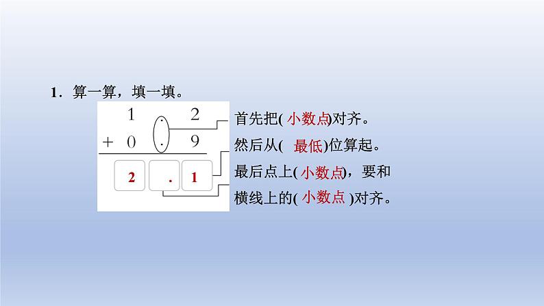 2024三年级数学下册七家居中的学问--小数的初步认识第2课时简单的小数加减法课件（青岛版六三制）07