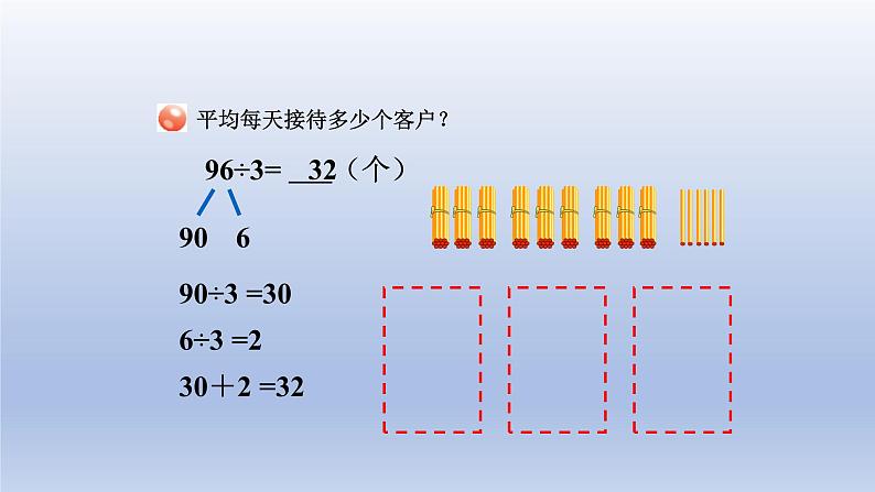 2024三年级数学下册一采访果蔬会--两三位数除以一位数第1课时两三位数除以一位数的口算课件（青岛版六三制）第5页