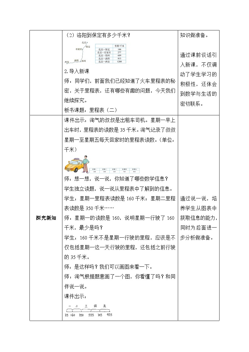 【核心素养】北师大版三年级上册-3.5 里程表（二）（课件+教案+学案+习题）02