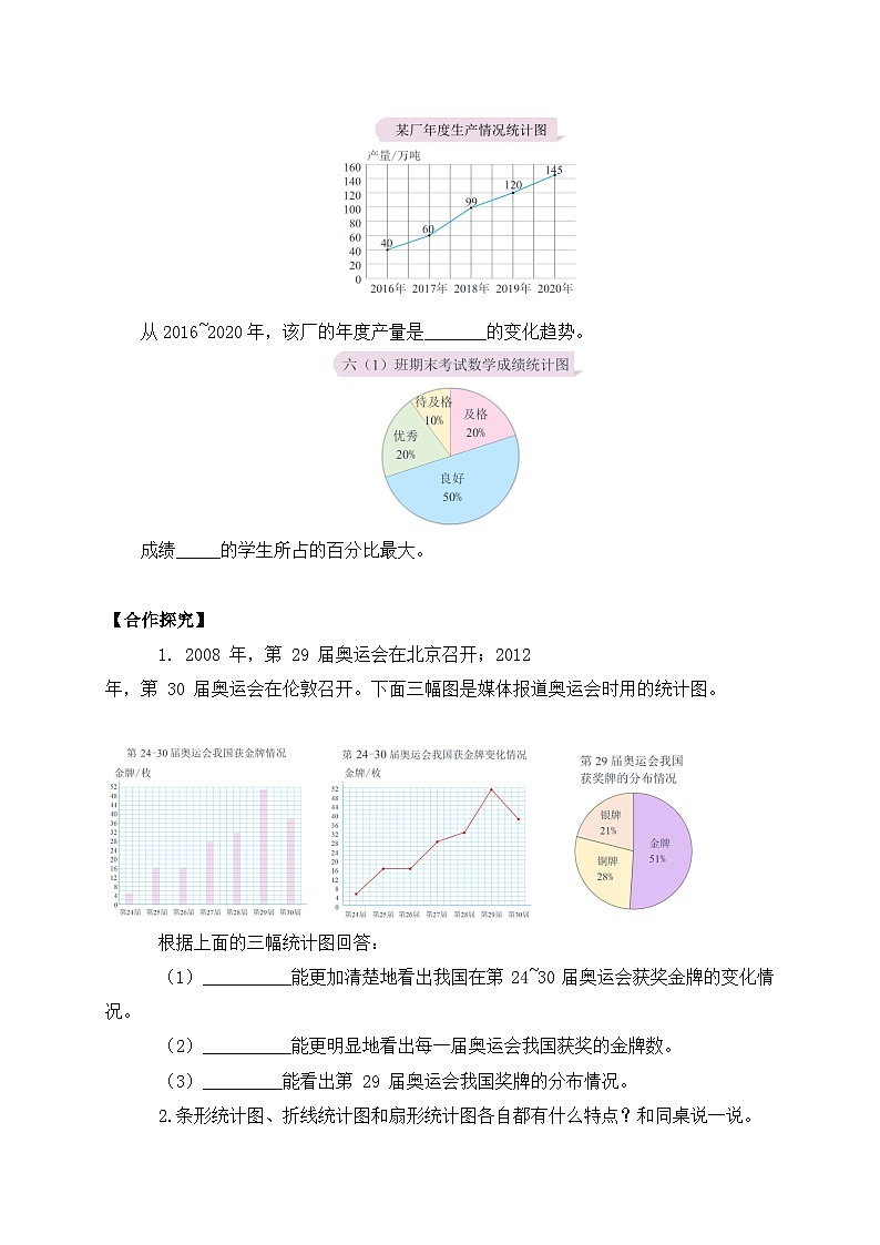 【核心素养】北师大版六年级上册-5.2 统计图的选择（课件+教案+学案+习题）02