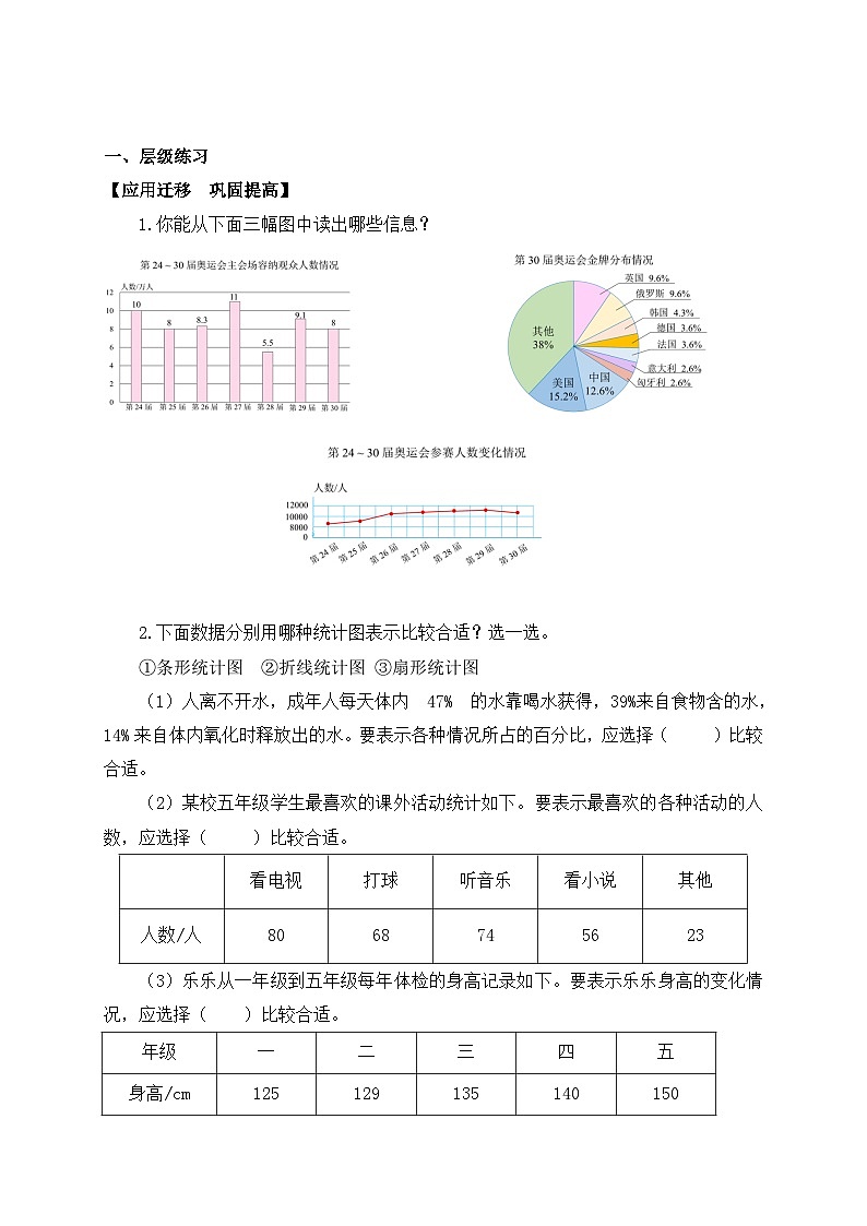 【核心素养】北师大版六年级上册-5.2 统计图的选择（课件+教案+学案+习题）03