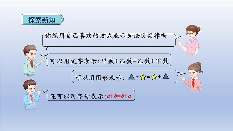 2024四年级数学下册第3单元运算律第1课时加法运算律课件（人教版）05