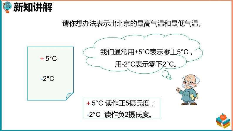 北师大版小学数学四年级上册第七单元第1课时《温度》课件+教案05