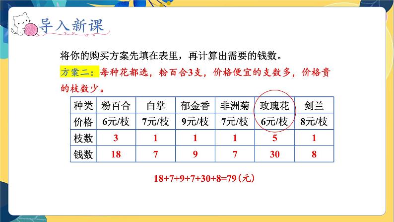 冀教版数学三年级上册 2.4  解决问题 PPT课件第7页