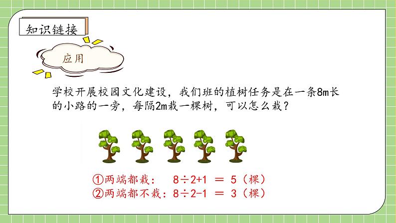 【教-学-评一体化】人教版五年级上册备课包-7.3 植树问题（三）（课件+教案+学案+习题）07