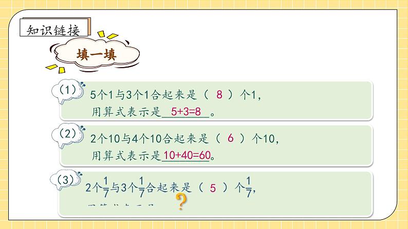 【教-学-评一体化】人教版三年级上册备课包-8.4 分数的简单计算（课件+教案+学案+习题）08