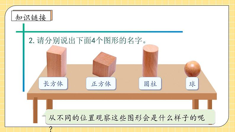 【教-学-评一体化】人教版二年级上册备课包-5.2观察物体（二）（课件+教案+学案+习题）08