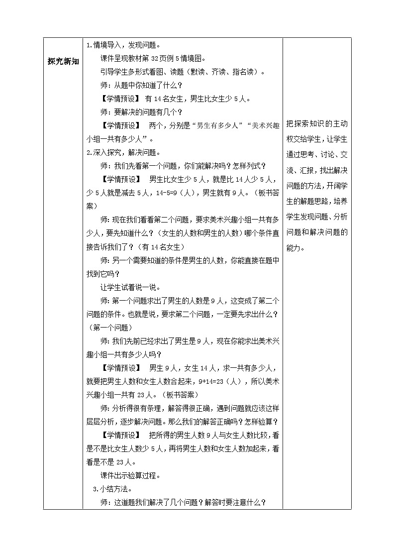 【教-学-评一体化】人教版二年级上册备课包-2.3.3解决问题（课件+教案+学案+习题）02