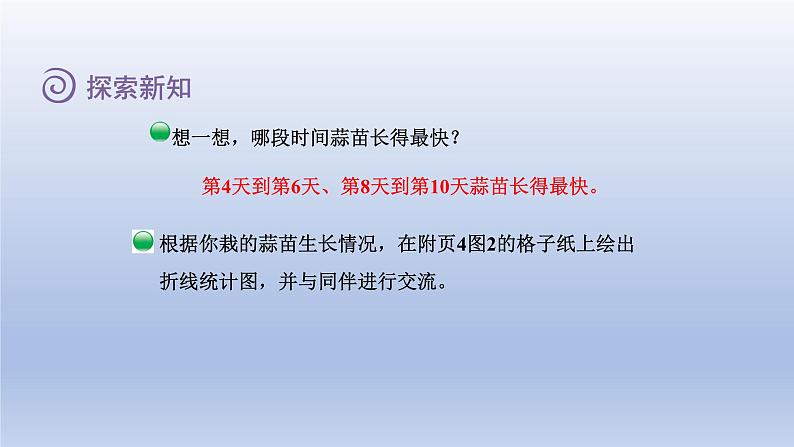 2024四年级数学下册第六单元数据的表示和分析3栽蒜苗二课件（北师大版）第6页