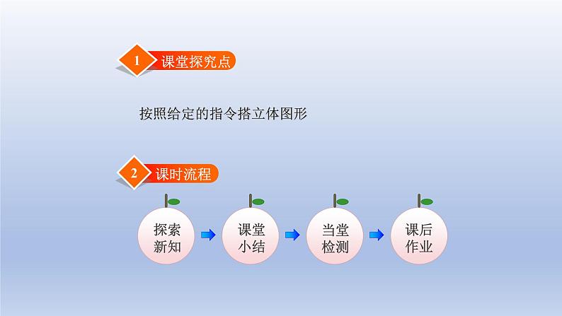 2024四年级数学下册第四单元观察物体2我说你搭课件（北师大版）02