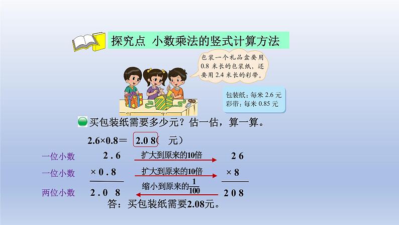 2024四年级数学下册第三单元小数乘法4包装课件（北师大版）第4页