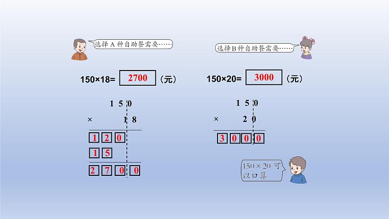 2024四年级数学下册第3单元三位数乘以两位数第2课时积的变化规律课件（冀教版）06