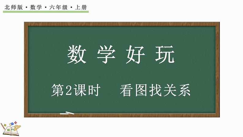 数学好玩（2） 看图找关系（课件）-2024-2025学年六年级上册数学北师大版01