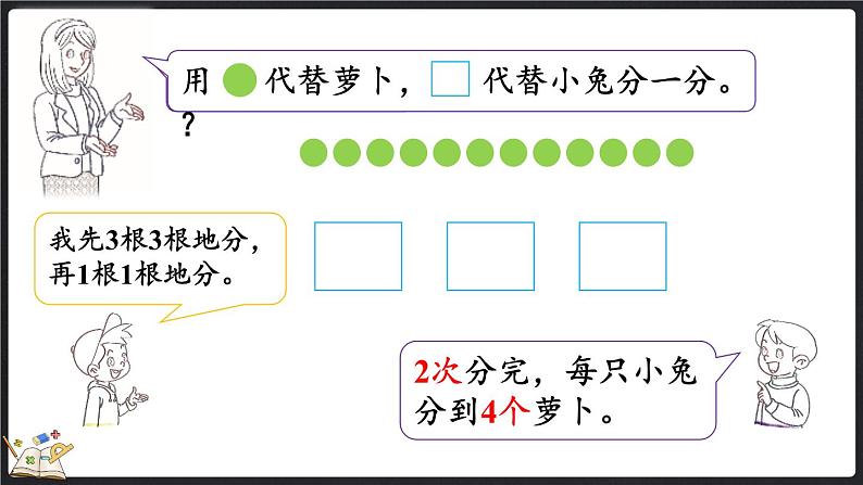 7.1 分物游戏（课件）-2024-2025学年二年级上册数学北师大版08