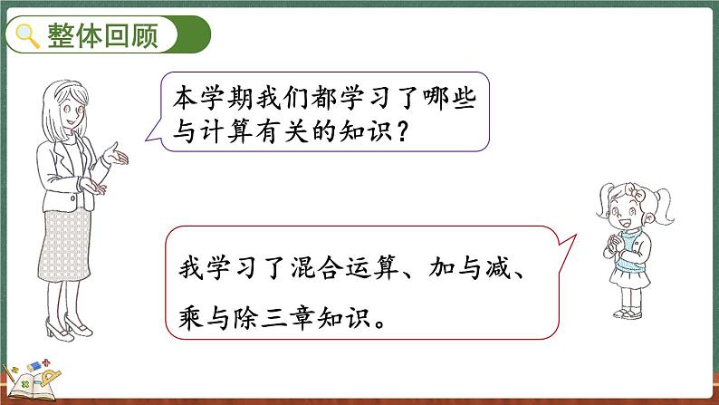 总复习（2） 混合运算、加与减、乘与除（课件）-2024-2025学年三年级上册数学北师大版第2页