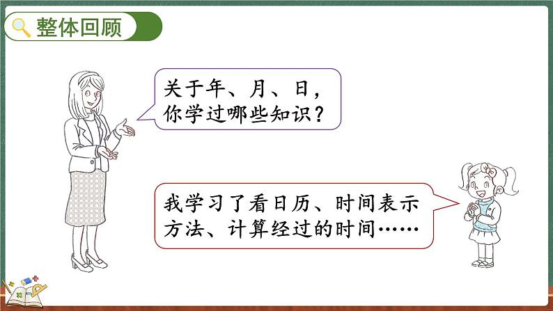 总复习（3） 年、月、日（课件）-2024-2025学年三年级上册数学北师大版02