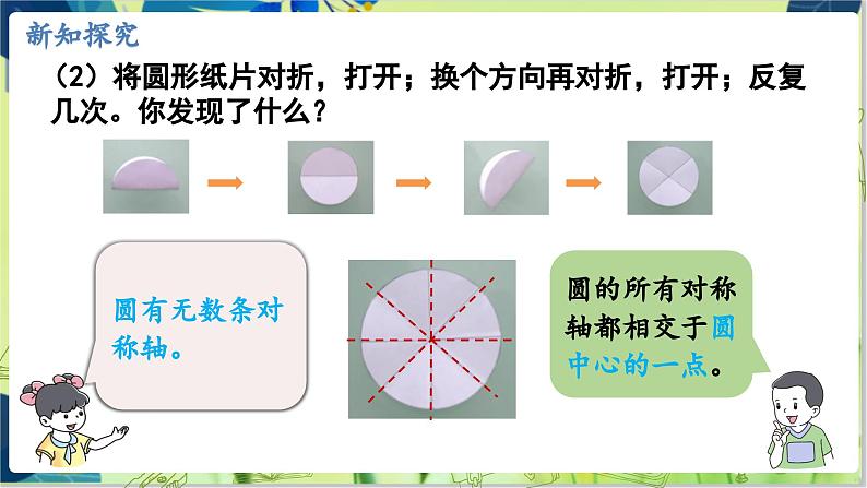 冀教版数学6年级上册 第1单元 第1课时  圆的认识 PPT课件第7页