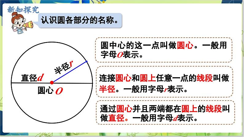 冀教版数学6年级上册 第1单元 第1课时  圆的认识 PPT课件第8页