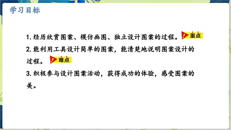 冀教版数学6年级上册 第1单元 第3课时  图案设计 PPT课件第2页