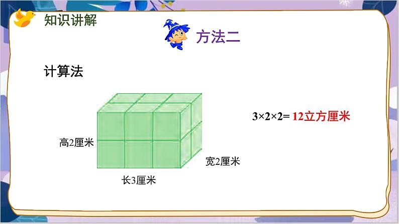 苏教版数学六年级上册 第1单元 7 第7课时 长方体和正方体的体积公式的推导和应用 PPT课件06