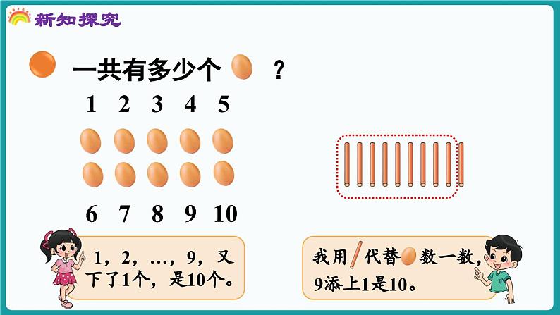 1.5 数鸡蛋 (课件）-2024-2025学年一年级上册数学北师大版(2024)05