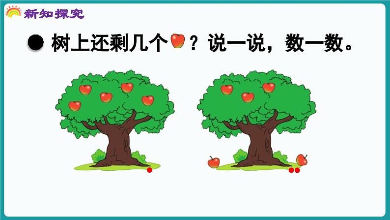 2.2  还剩下多少 (课件）-2024-2025学年一年级上册数学北师大版(2024)05