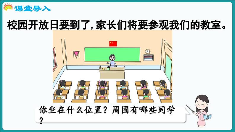 综合实践   介绍我的教室 (课件）-2024-2025学年一年级上册数学北师大版(2024)05