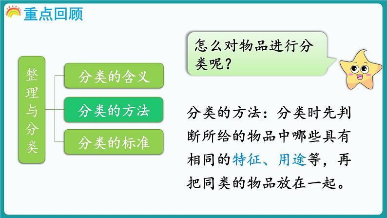 第三单元  整理与分类 整理与复习 (课件）-2024-2025学年一年级上册数学北师大版(2024)04