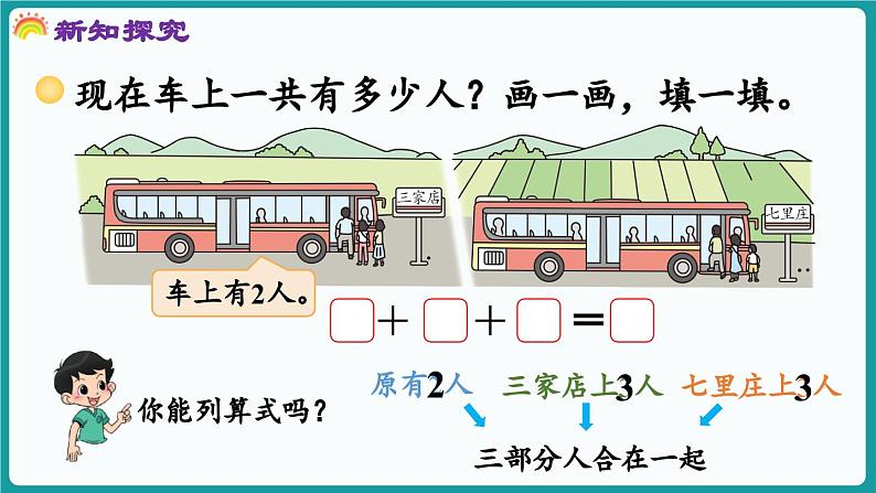 4.5 乘车 (课件）-2024-2025学年一年级上册数学北师大版(2024)05