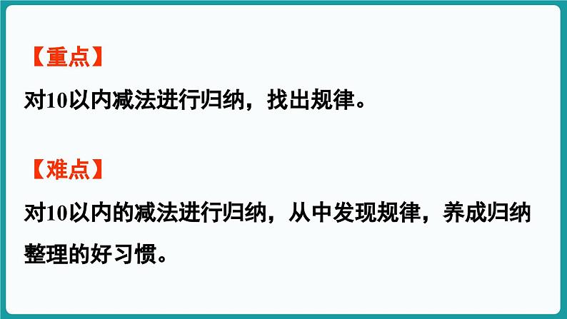 4.9 做个减法表 (课件）-2024-2025学年一年级上册数学北师大版(2024)03