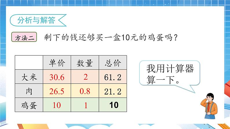 人教版数学五年级上册1.7《解决问题1》课件08