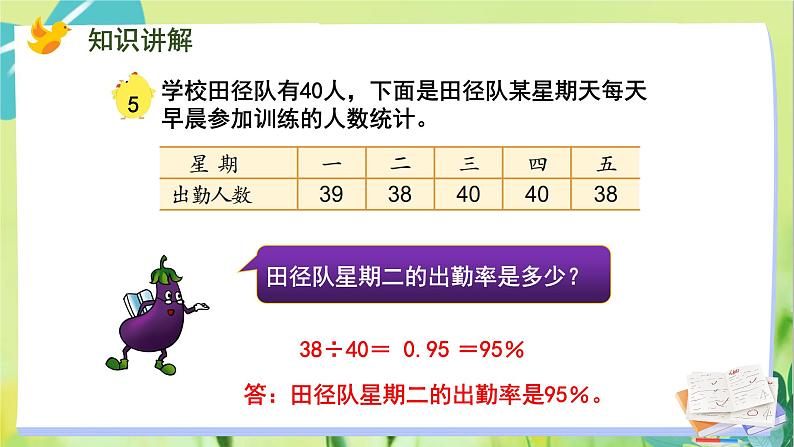 苏教版数学六年级上册 第6单元 第5课时 求百分率的实际问题 PPT课件07