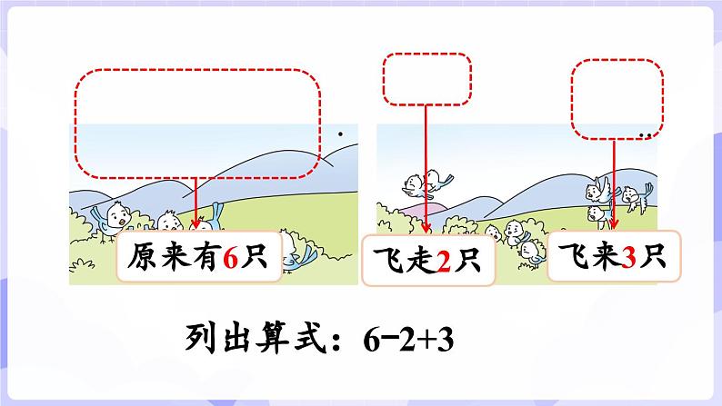 2.3.2 连加、连减与加减混合(课件) -2024-2025学年一年级数学上册 西师大版（2024）06