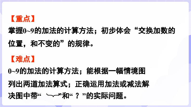 2.1.2 加法的计算(课件) -2024-2025学年一年级数学上册 西师大版（2024）03