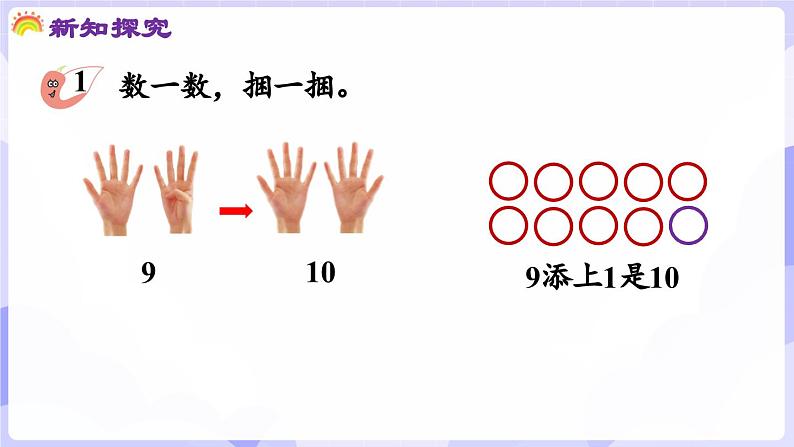 4.1.1 （1）10的认识和加减法(课件) -2024-2025学年一年级数学上册 西师大版（2024）第6页