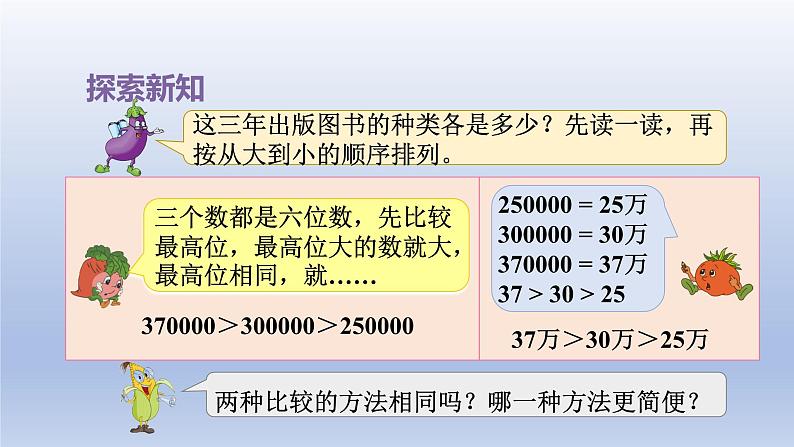 2024四年级数学下册第2单元认识多位数第5课时多位数的改写和比较数的大小课件（苏教版）05