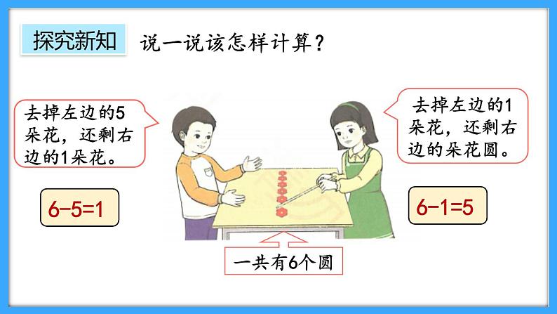 【新教材】人教版一年级上册2.2.1《6和7的加、减法》PPT课件+教学设计+同步练习07