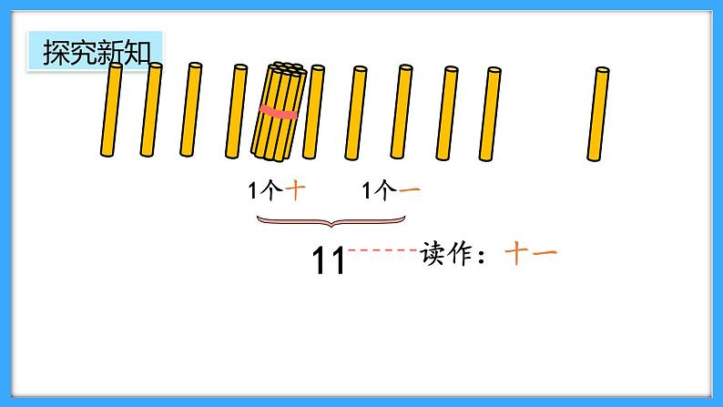 【新教材】人教版一年级上册4.1《10的再认识》PPT课件第7页