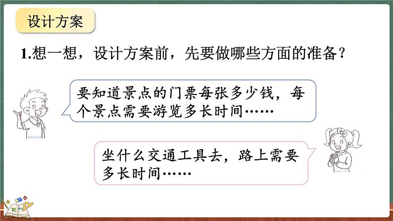 数学好玩（1） 设计秋游方案（课件）-2024-2025学年五年级上册数学北师大版第4页