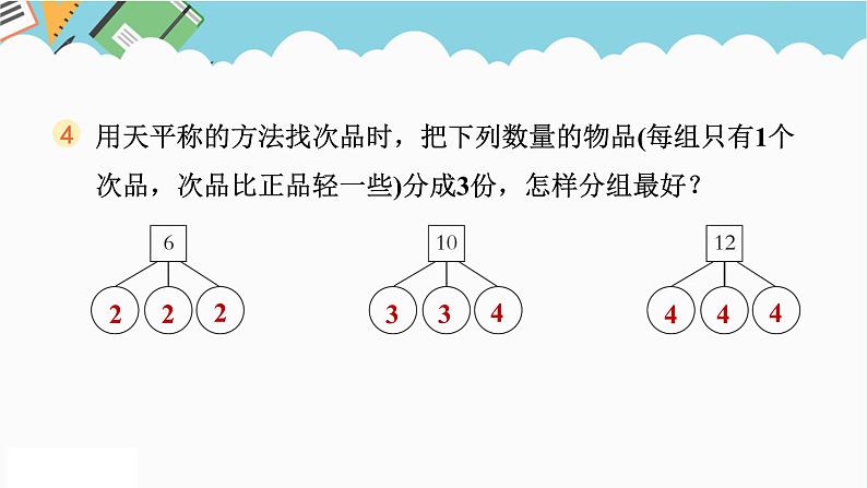 2024五年级数学下册第78单元折线统计图数学广角__找次品单元综合素质评价课件（人教版）06