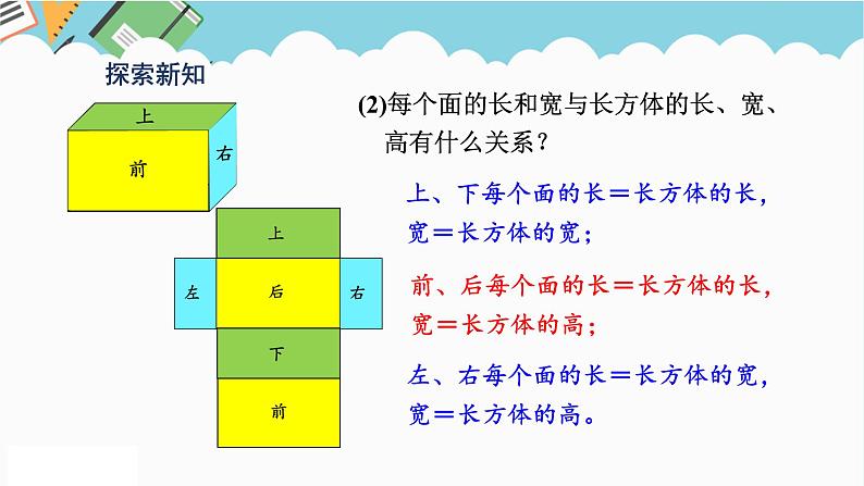 2024五年级数学下册第3单元长方体和正方体第3课时长方体正方体的展开图课件（人教版）07