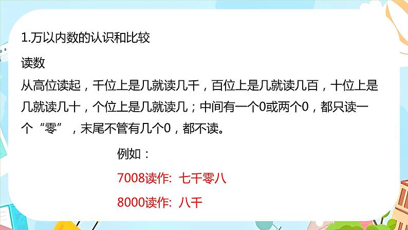 冀教版小学数学三年级上册《整理与评价课时1》课件第6页