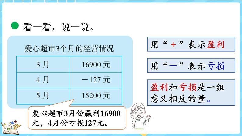 7.2 正负数（课件）-2024-2025学年四年级上册数学北师大版06